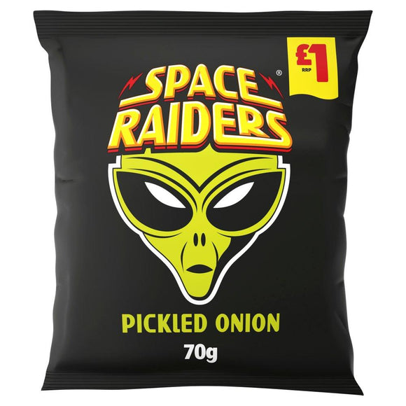 Space Raiders Pickled Onion Crisps 78g