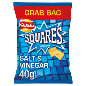 Squares Salt & Vinegar Snacks Grab Bag 40g