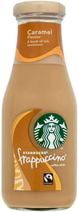 Starbucks Frappuccino Coffee Drink Caramel 250ml glass bottle