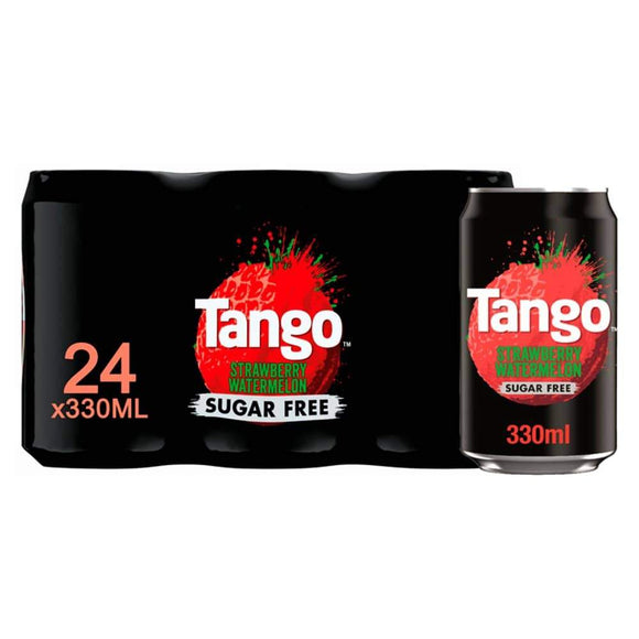 Tango Sugar Free Strawberry & Watermelon PMP 24 x 330ml - thewholesalehub