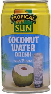 Tropical Sun Coconut Water Drink with Coconut Pieces 12 x 330ml - thewholesalehub