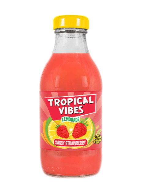 Tropical Vibes Sassy Strawberry 15 x 300ml - thewholesalehub