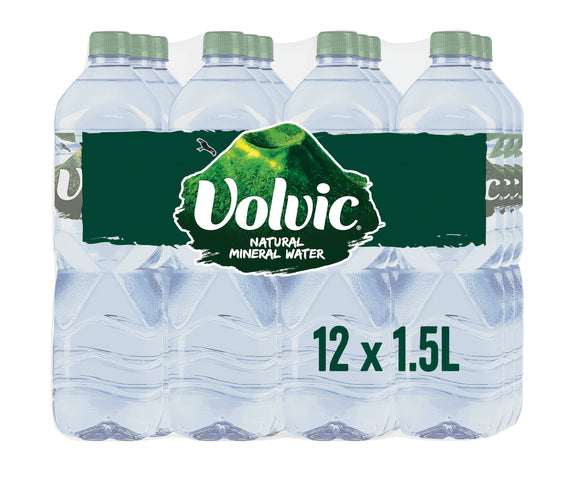 Volvic Still Natural Mineral Water 12 x 1.5Ltr pack