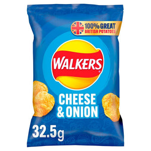 Walkers Cheese & Onion Crisps 32.5g