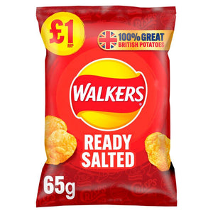 Walkers Ready Salted Crisps 65g