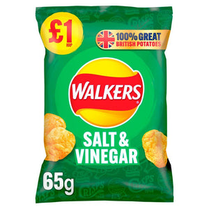 Walkers Salt & Vinegar Crisps 65g