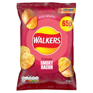 Walkers Smoky Bacon Crisps 32.5g