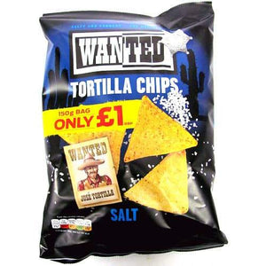 Wanted Tortilla Chips Salt 150g